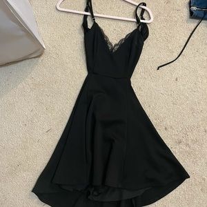 Lulus black skater dress